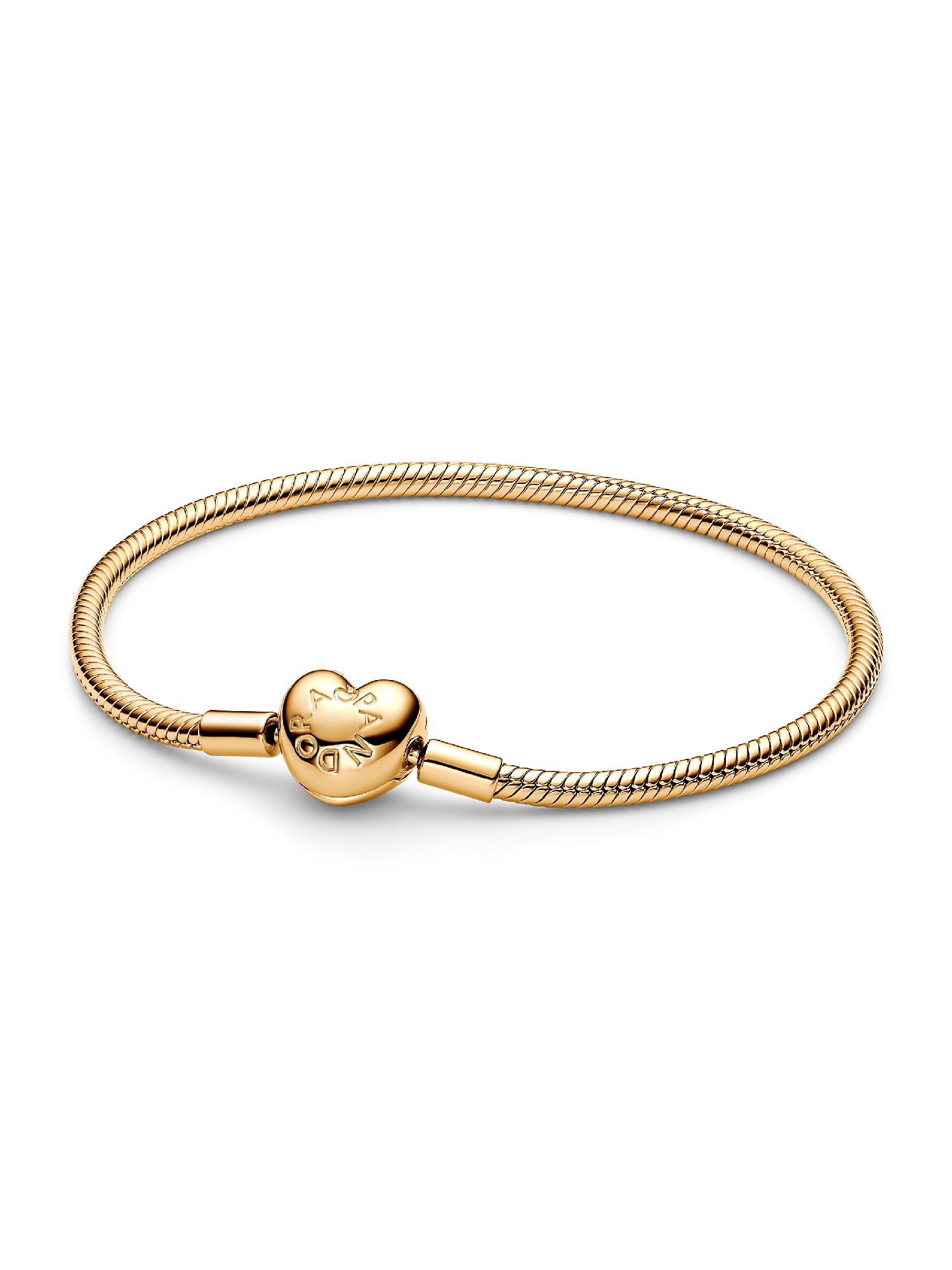 Heart Clasp Snake Chain Bracelet