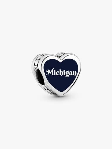 Michigan Heart Charm