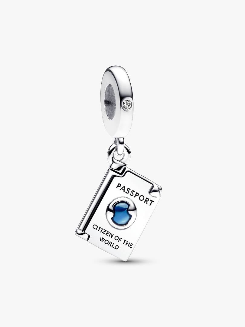 Openable Passport Dangle Charm