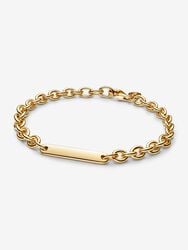 Engravable Bar Link Bracelet Engravable Bar Link Bracelet