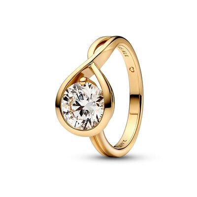 Pandora Infinite Lab-grown Diamond Ring ct tw 14k Gold