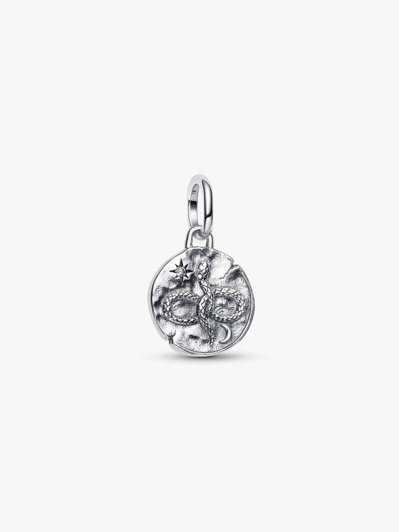Infinity Snake Medallion Charm