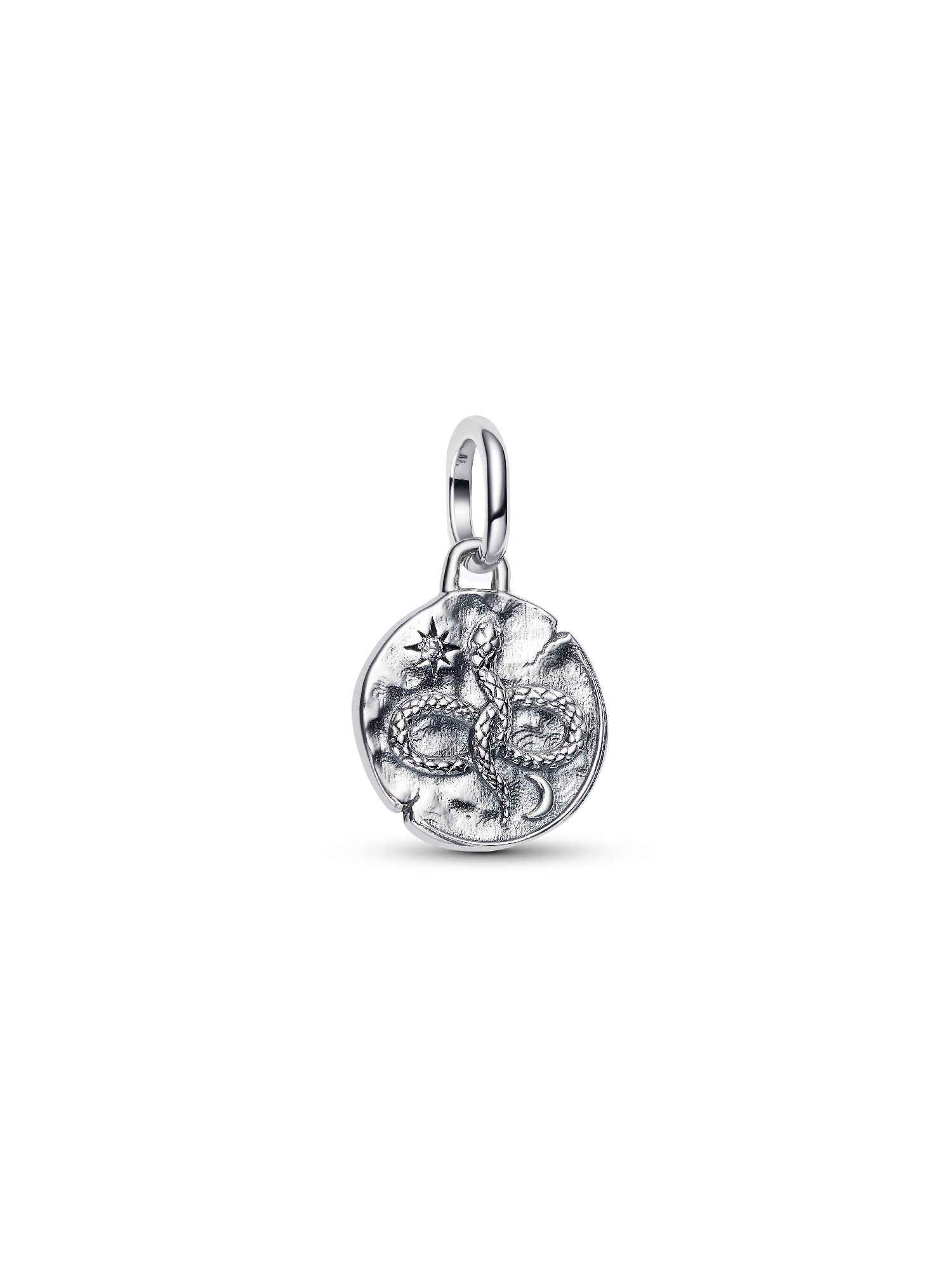Infinity Snake Medallion Charm