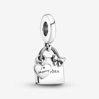 Pandora Shopping Bag Dangle Charm | Sterling silver | Pandora US