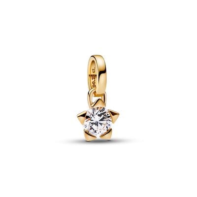 Pandora Talisman Lab-grown Diamond Star Pendant carat tw 14k Gold