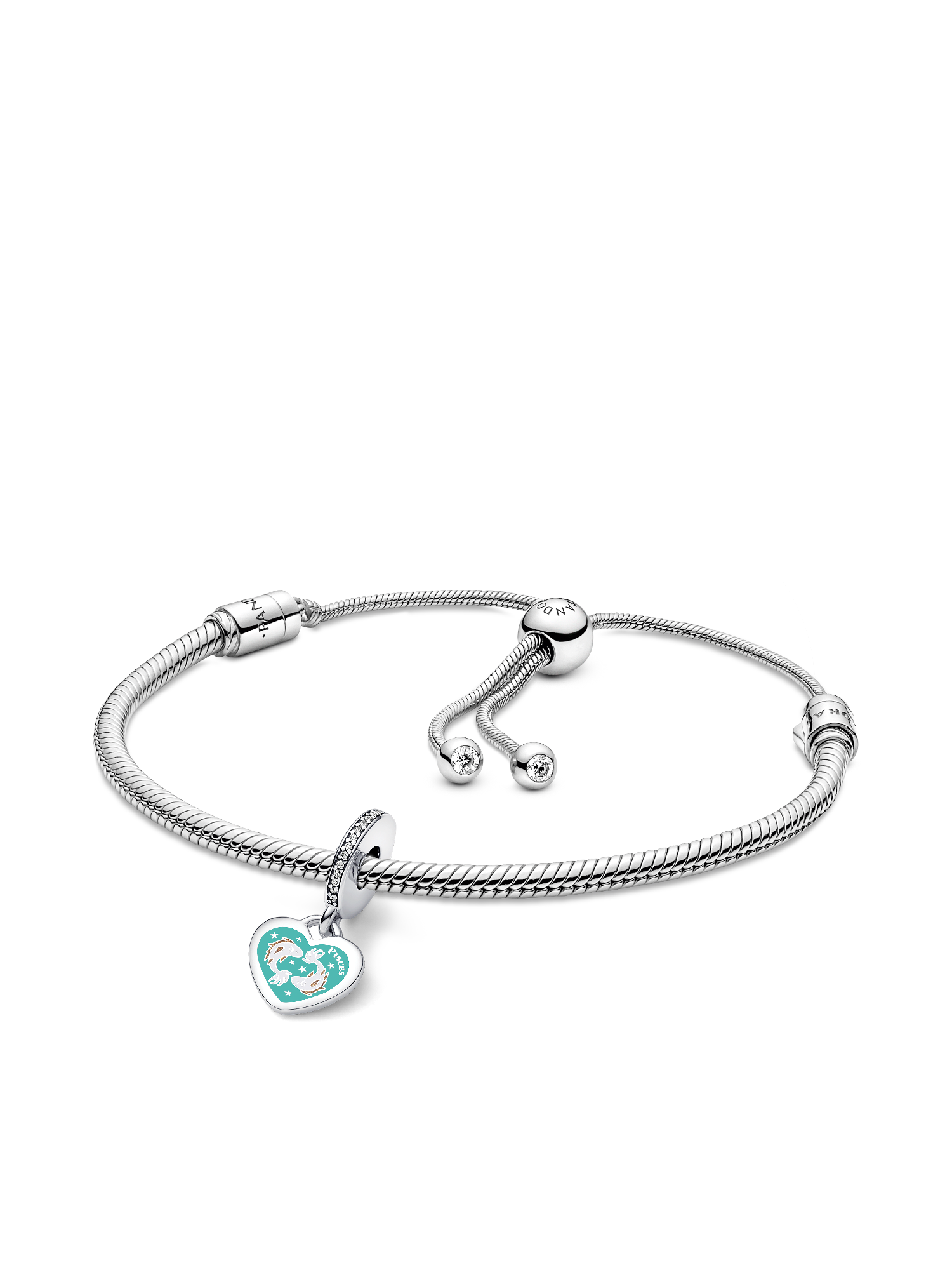Pisces Dangle Charm Bracelet Set
