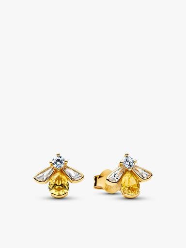 Golden Honey Bee Jewelry Set