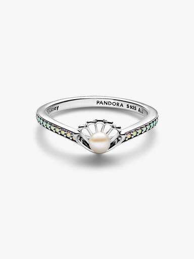 Disney Princess Ariel Shell Treated Freshwater Cultured Pearl Ring