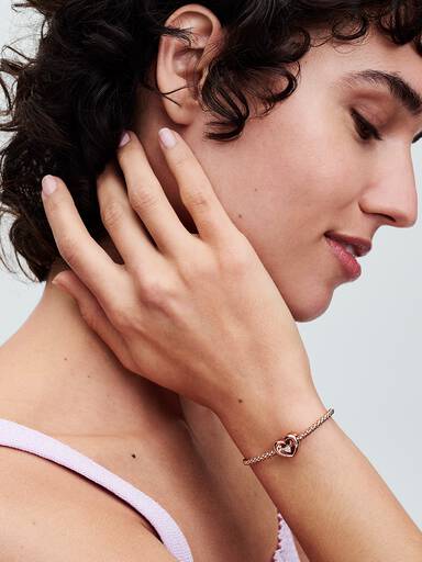 FINAL SALE - Radiant Heart & Floating Stone Charm