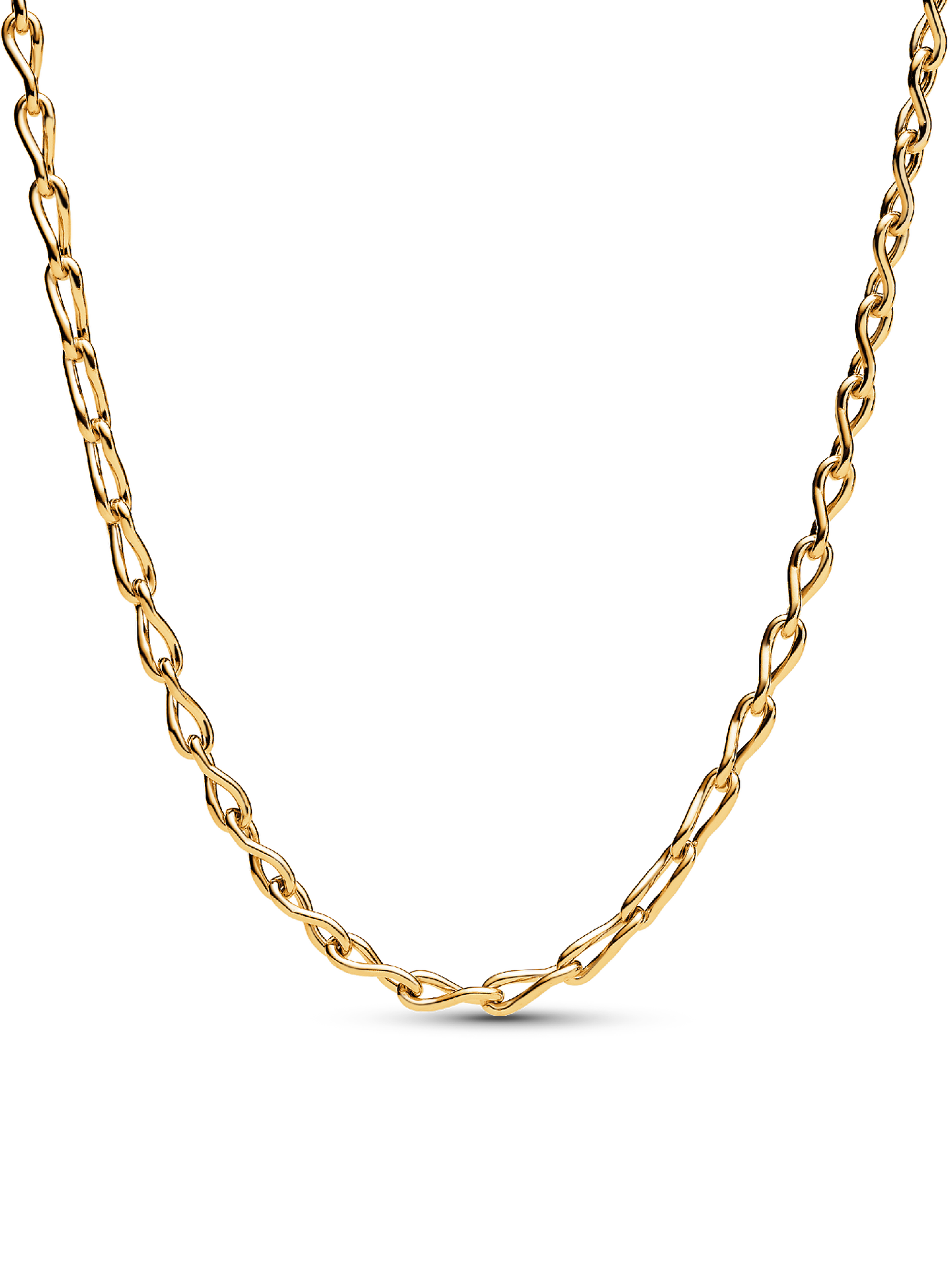 Женская цепочка Pandora Infinity Chain, Gold plated, цвет: Позолоченный — фото 1
