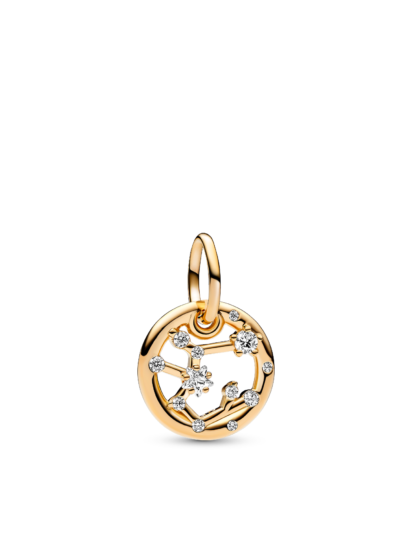 Женский шарм Pandora Sagittarius Zodiac Dangle Charm, цвет: Позолоченный