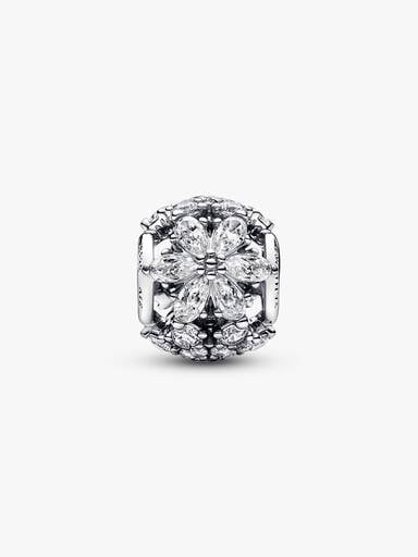 Sparkling Herbarium Cluster Round Charm