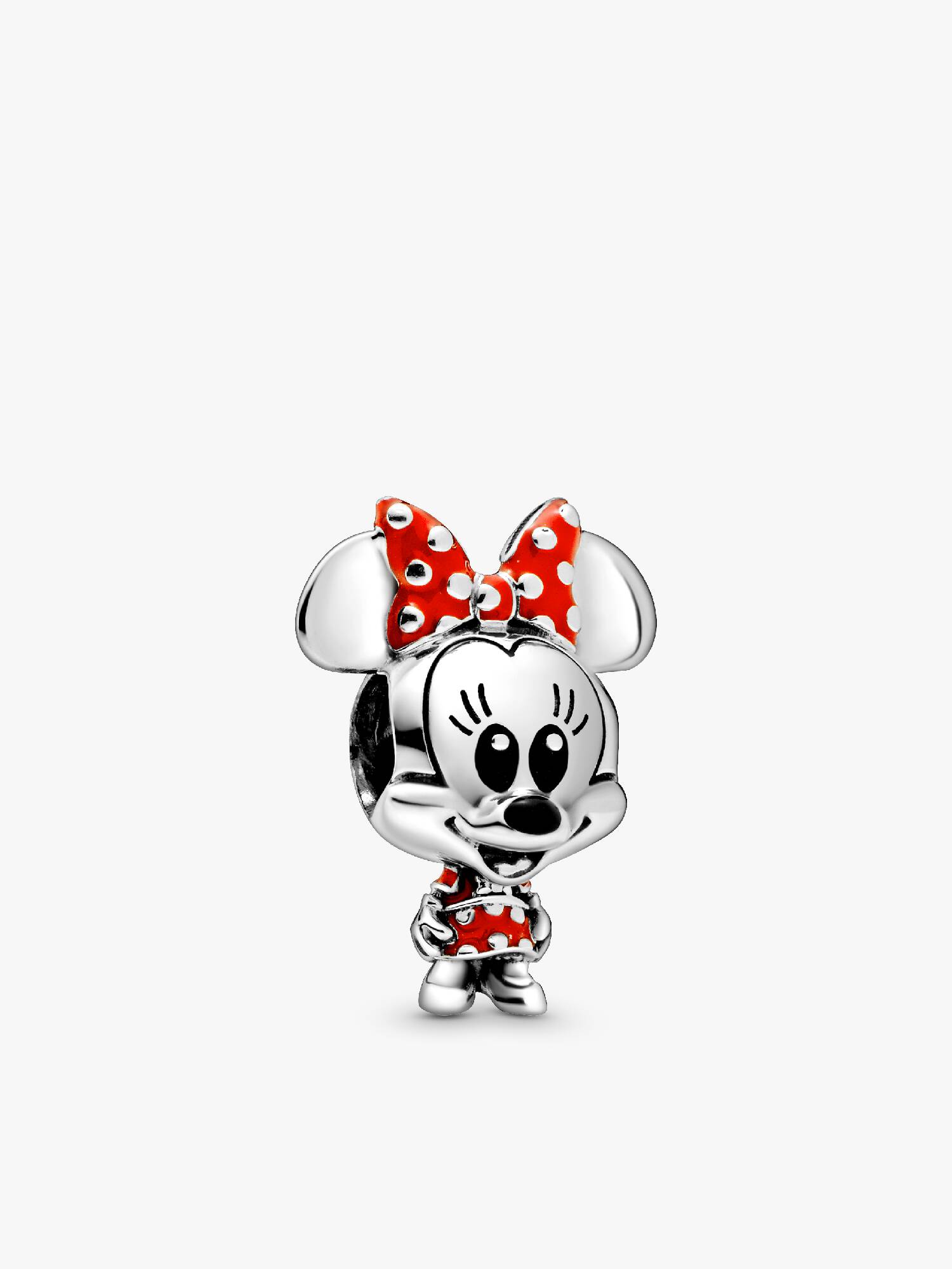 Disney Minnie Mouse Dotted Dress & Bow Charm