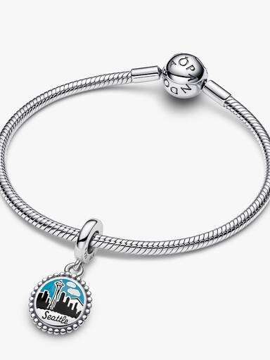Seattle Skyline Dangle Charm