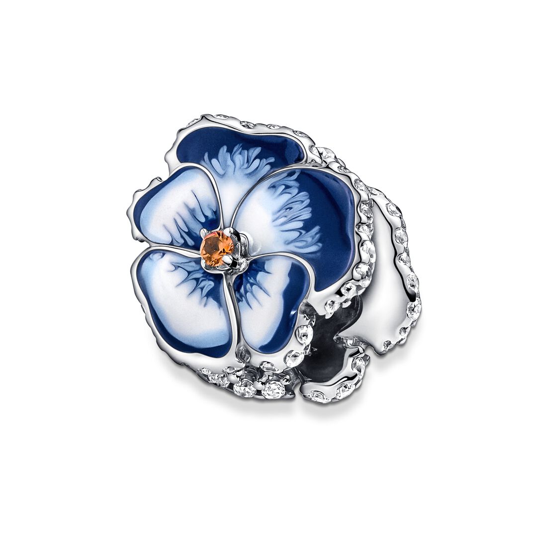 Pansy Flower Charm