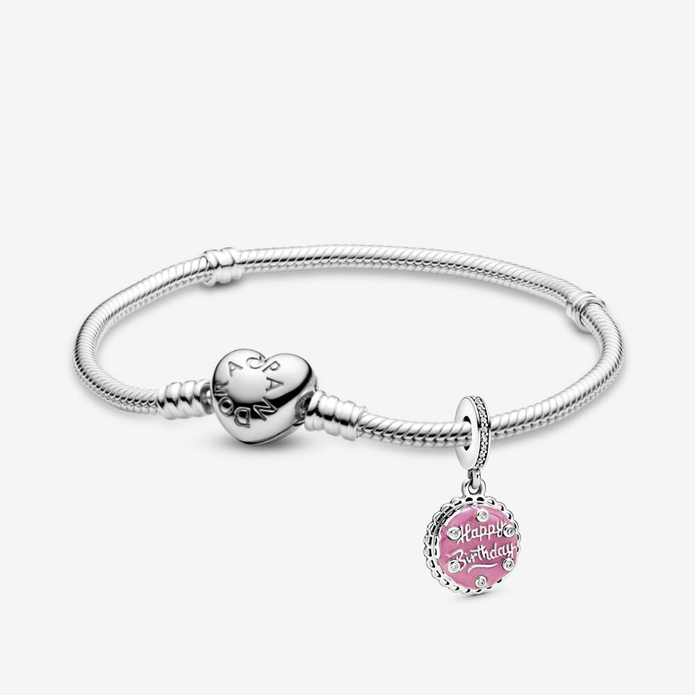 This charming bracelet set which has a “happy birthday to you” sentence engraved pendant will make the most romantic gift for your girlfriend