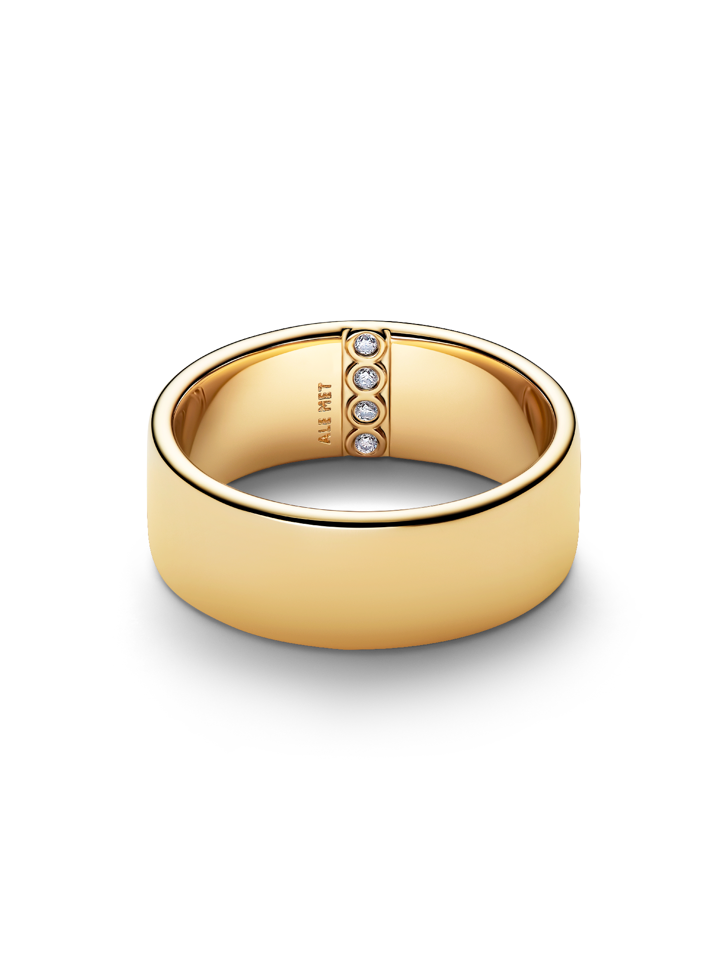 Engravable Wide Band Ring