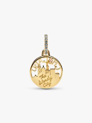 Chicago Skyline Dangle Charm