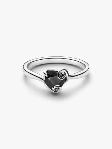 Disney The Nightmare Before Christmas Jack Black Heart Ring