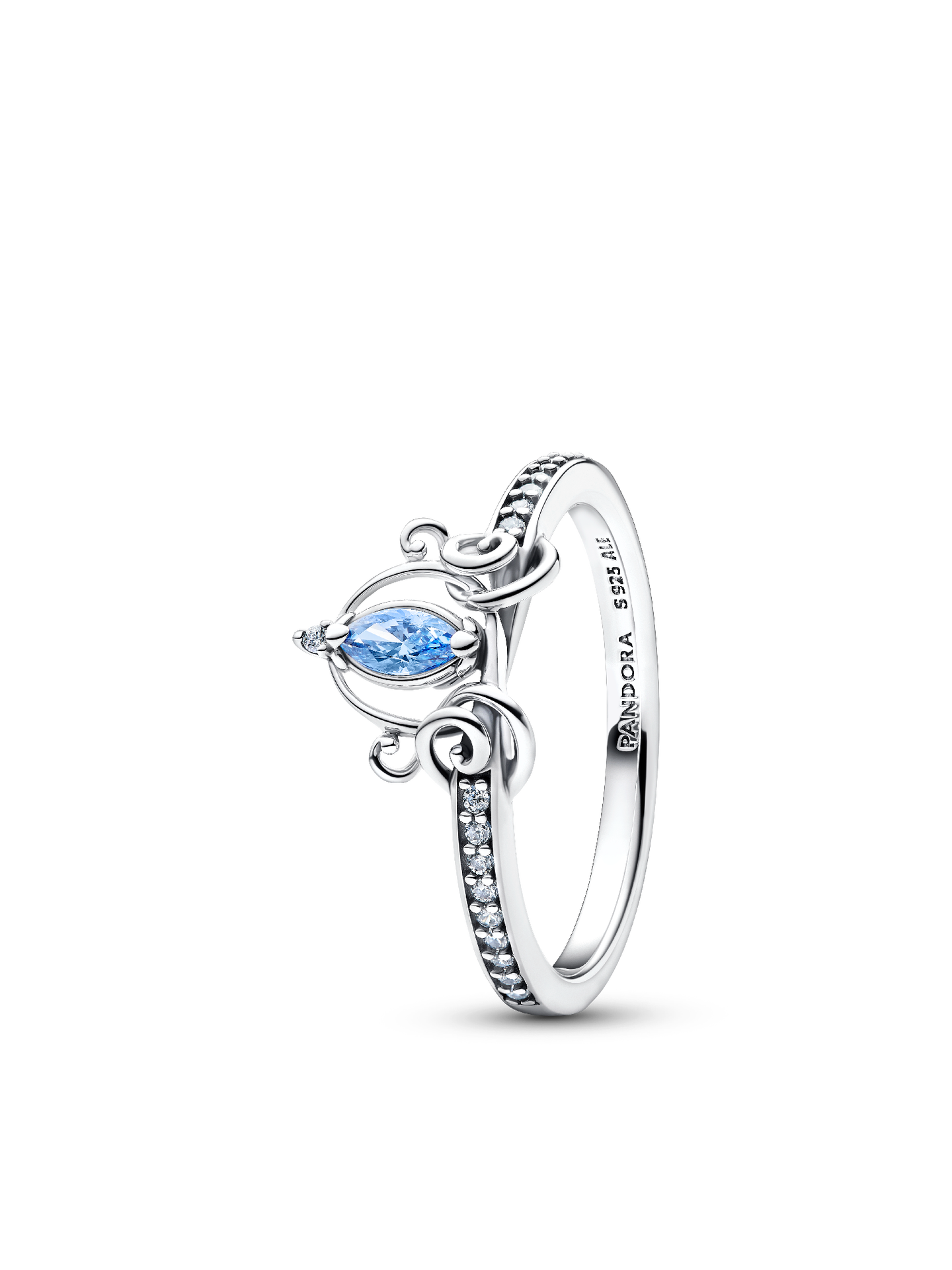 Женское кольцо Pandora Disney Cinderella's Carriage, Sterling silver, цвет: Серебро — фото 1