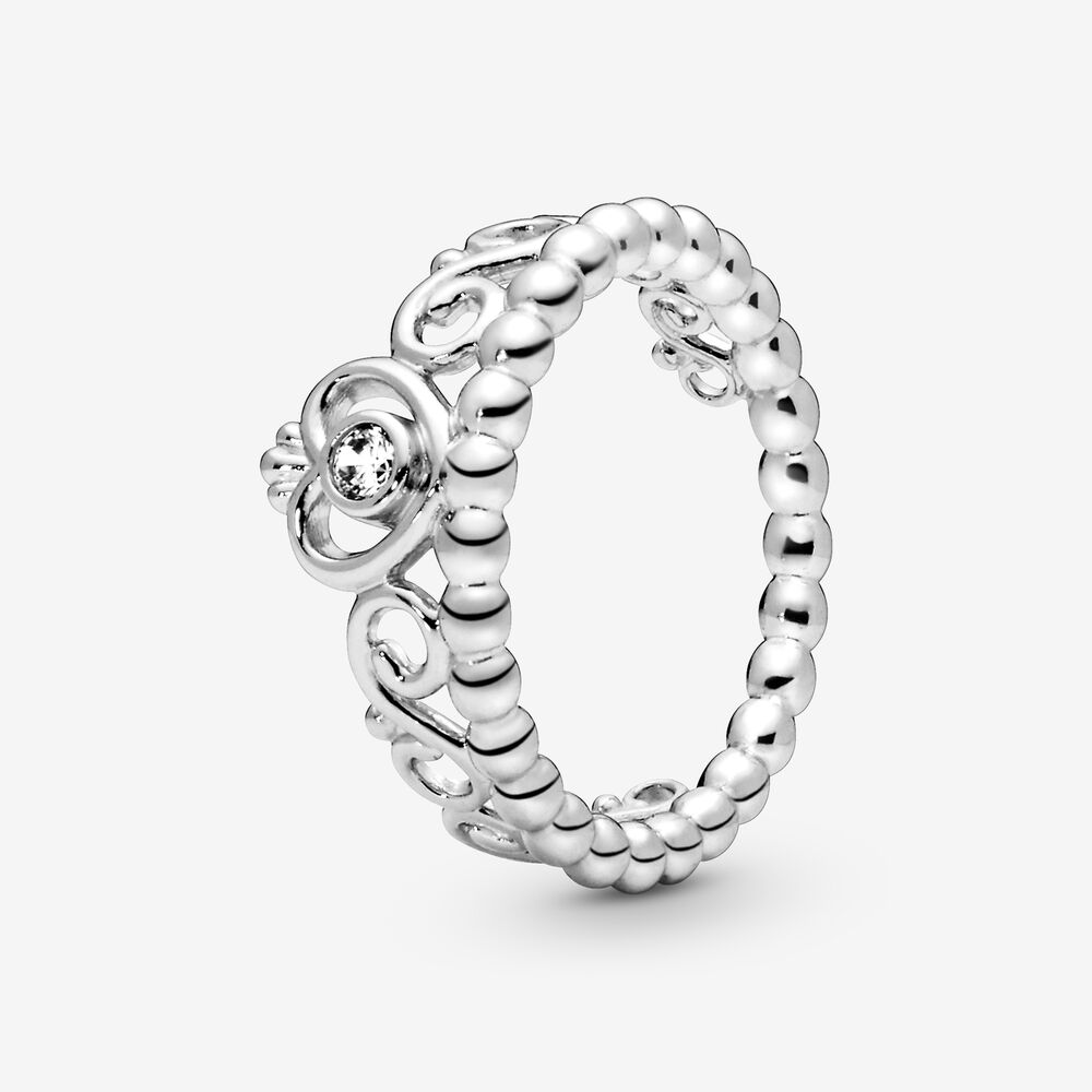 My Princess Stackable Ring With Cubic Zirconia Sterling Silver Pandora Us
