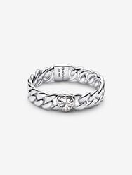 Heart Cuban Chain Ring Heart Cuban Chain Ring