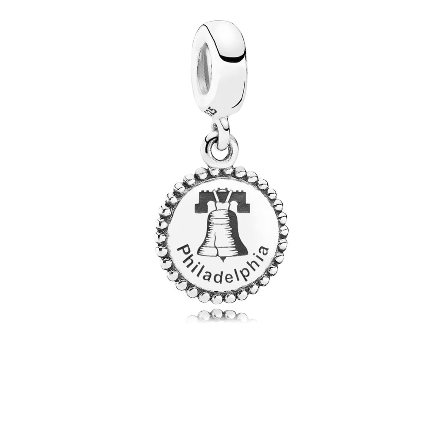 Женский шарм Pandora Philadelphia Dangle Charm, цвет: Серебро — фото 2