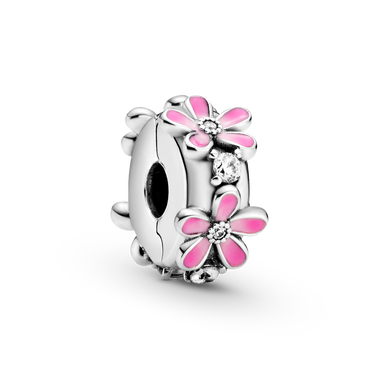 FINAL SALE - Pink Daisy Flower Clip Charm