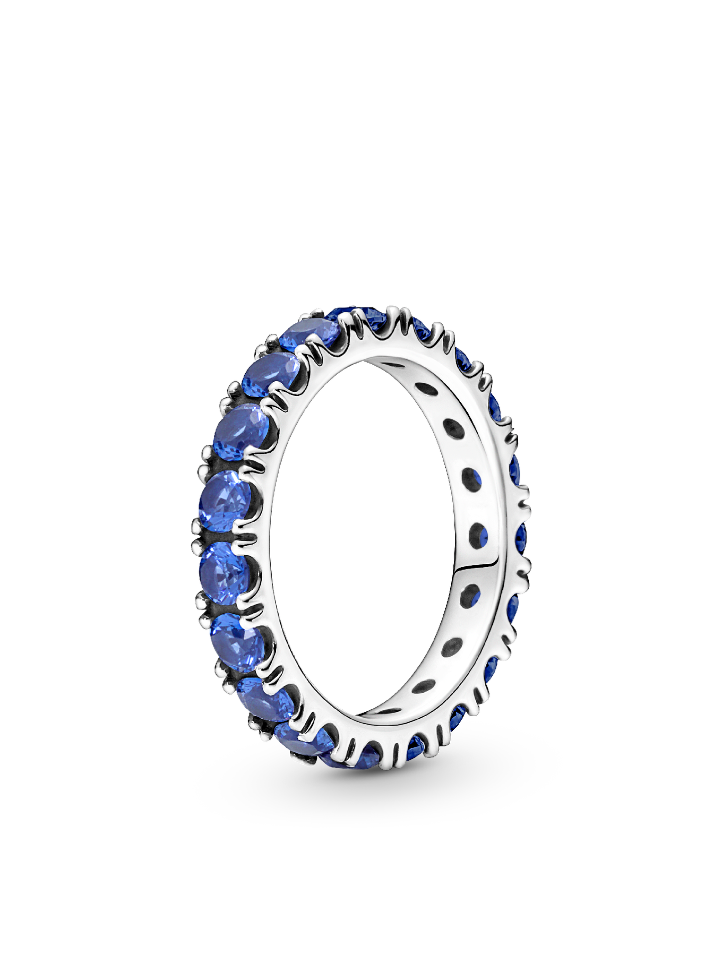 Женское кольцо Pandora Sparkling Row Eternity, Sterling silver #190050C02, цвет: Серебро — фото 1