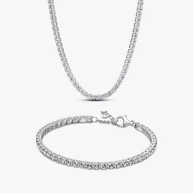 Tennis Style Jewelry Set
