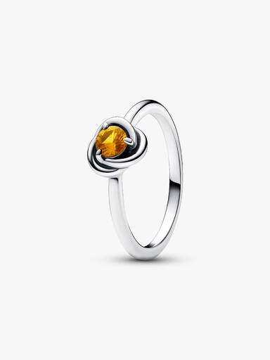 November Honey Eternity Circle Ring