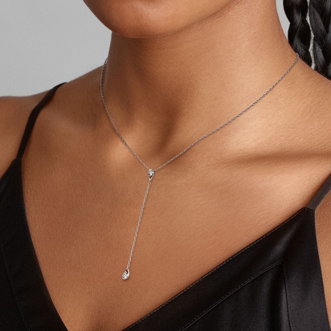 Pandora Infinite Lab-grown Diamond Drop Necklace 0.30 carat tw Sterling Silver