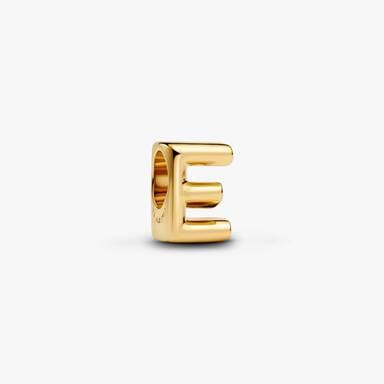 Letter E Charm Necklace