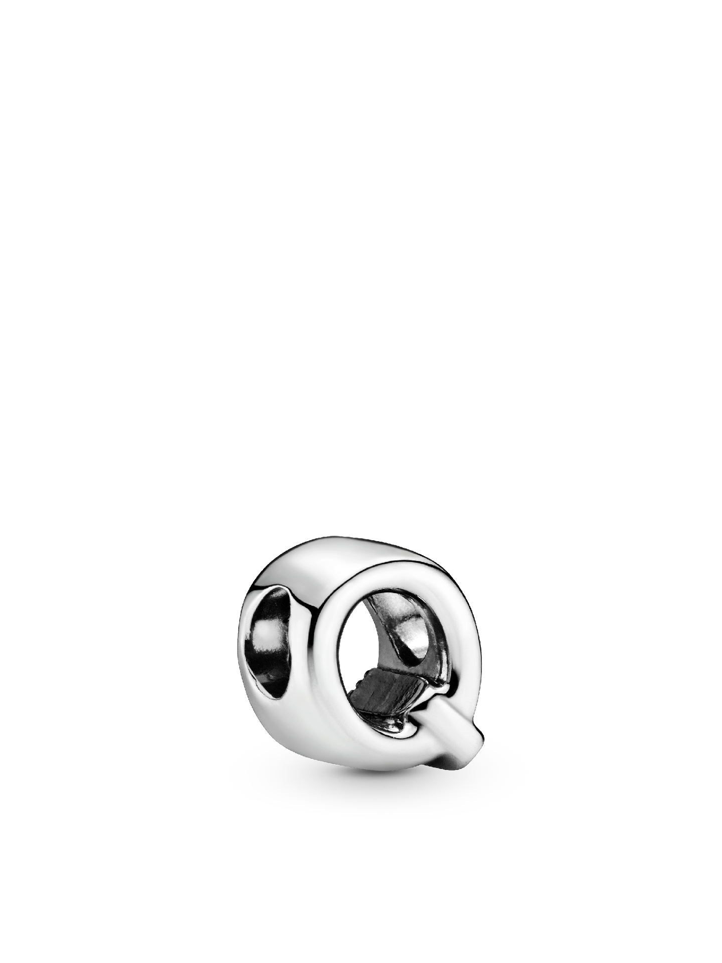 Женский шарм Pandora Letter Q Alphabet Charm, Sterling silver, цвет: Серебро — фото 1