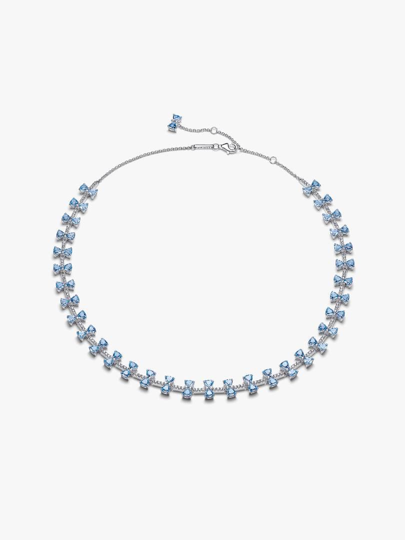 Bridgerton Blue Bow Necklace