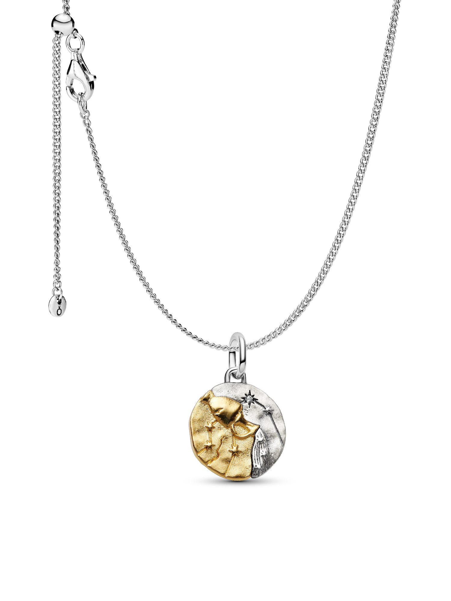 Aquarius Medallion  Charm Necklace Set