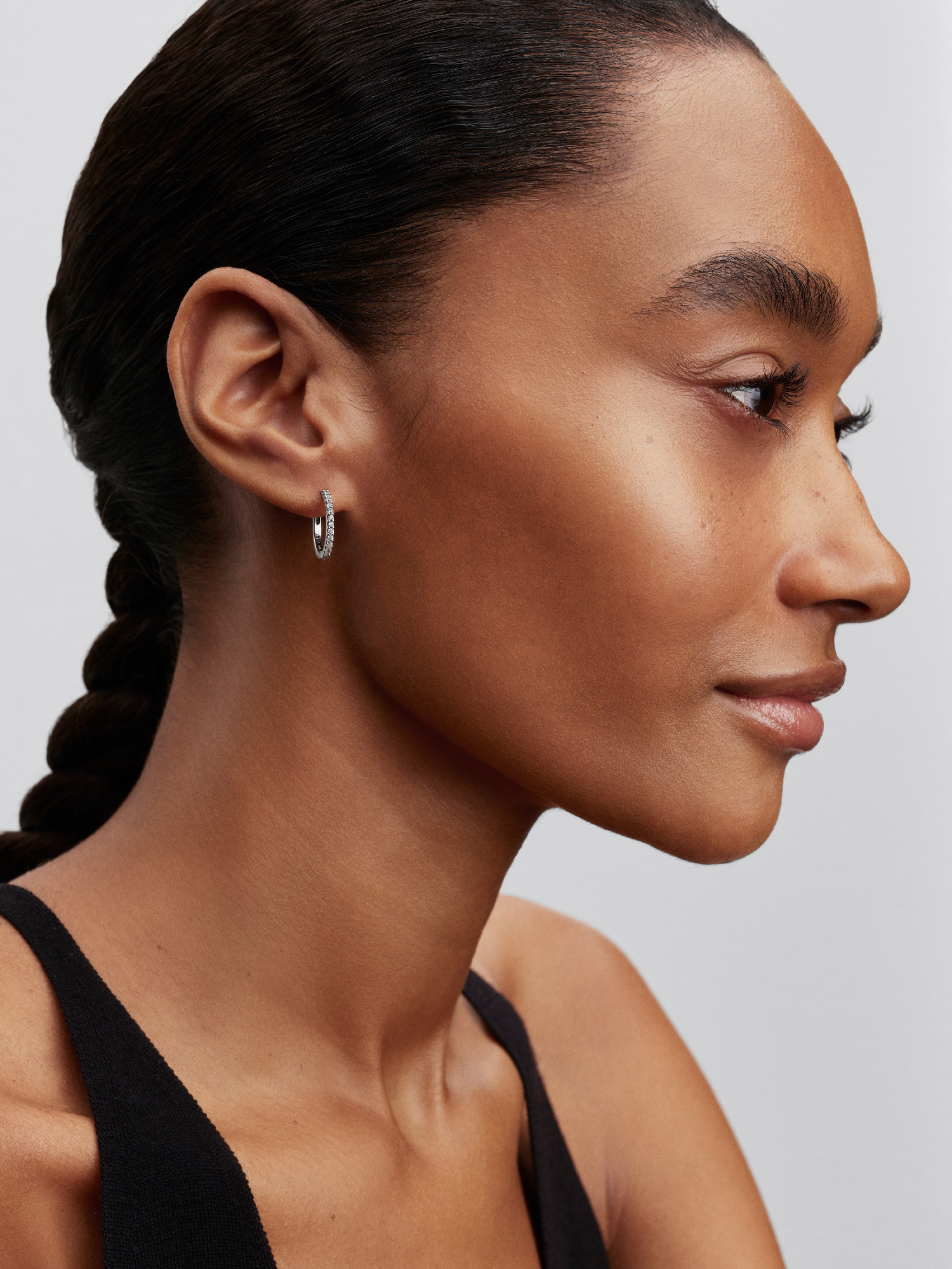 Sparkling Mini Hoop Earrings