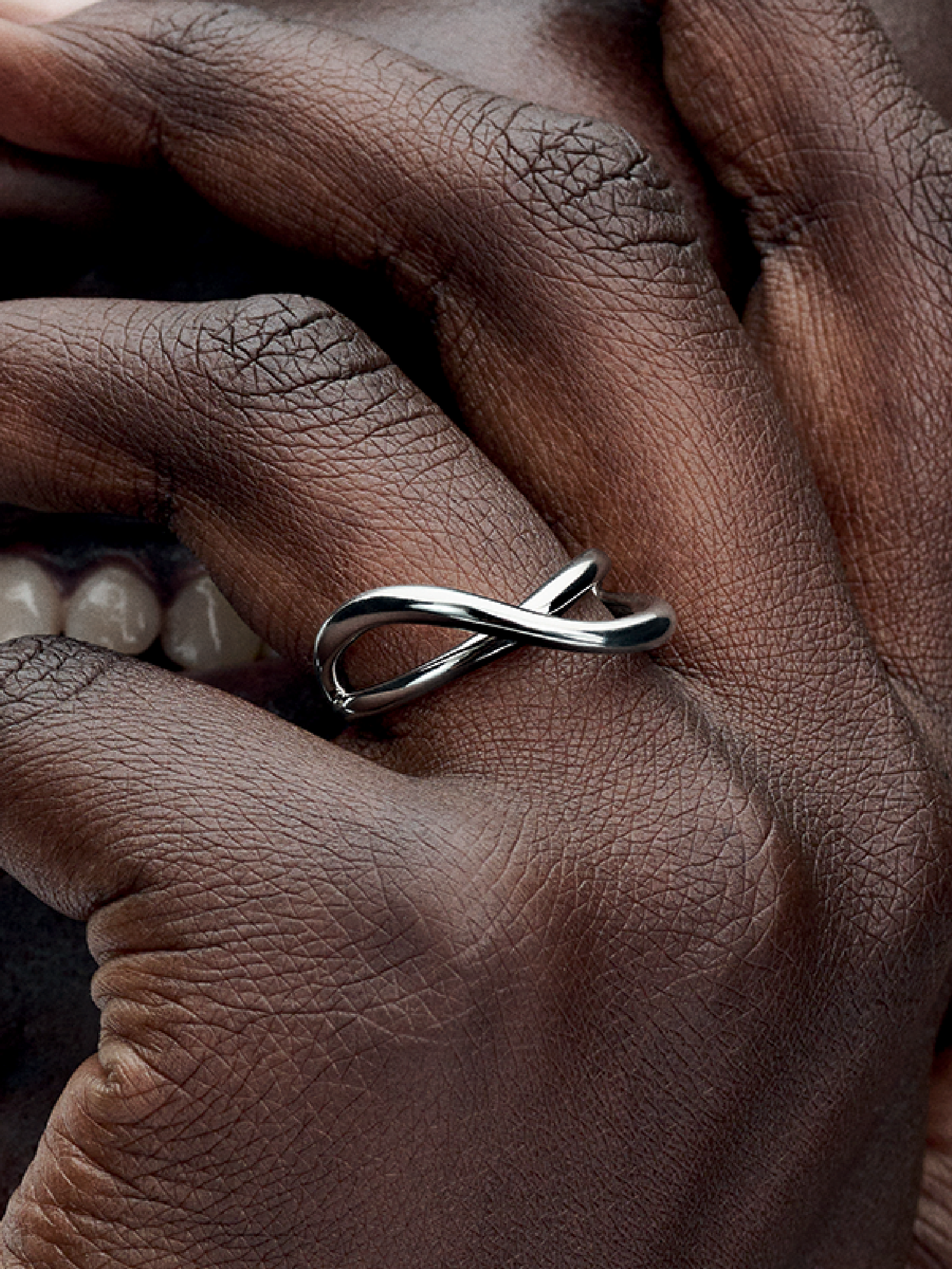 Женское кольцо Pandora Organically Shaped Infinity, Sterling silver, цвет: Серебро — фото 3