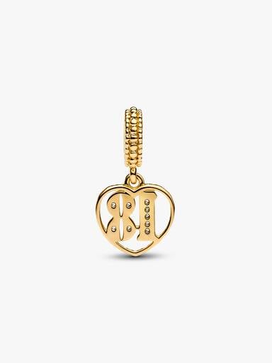 18th Celebration Dangle Charm