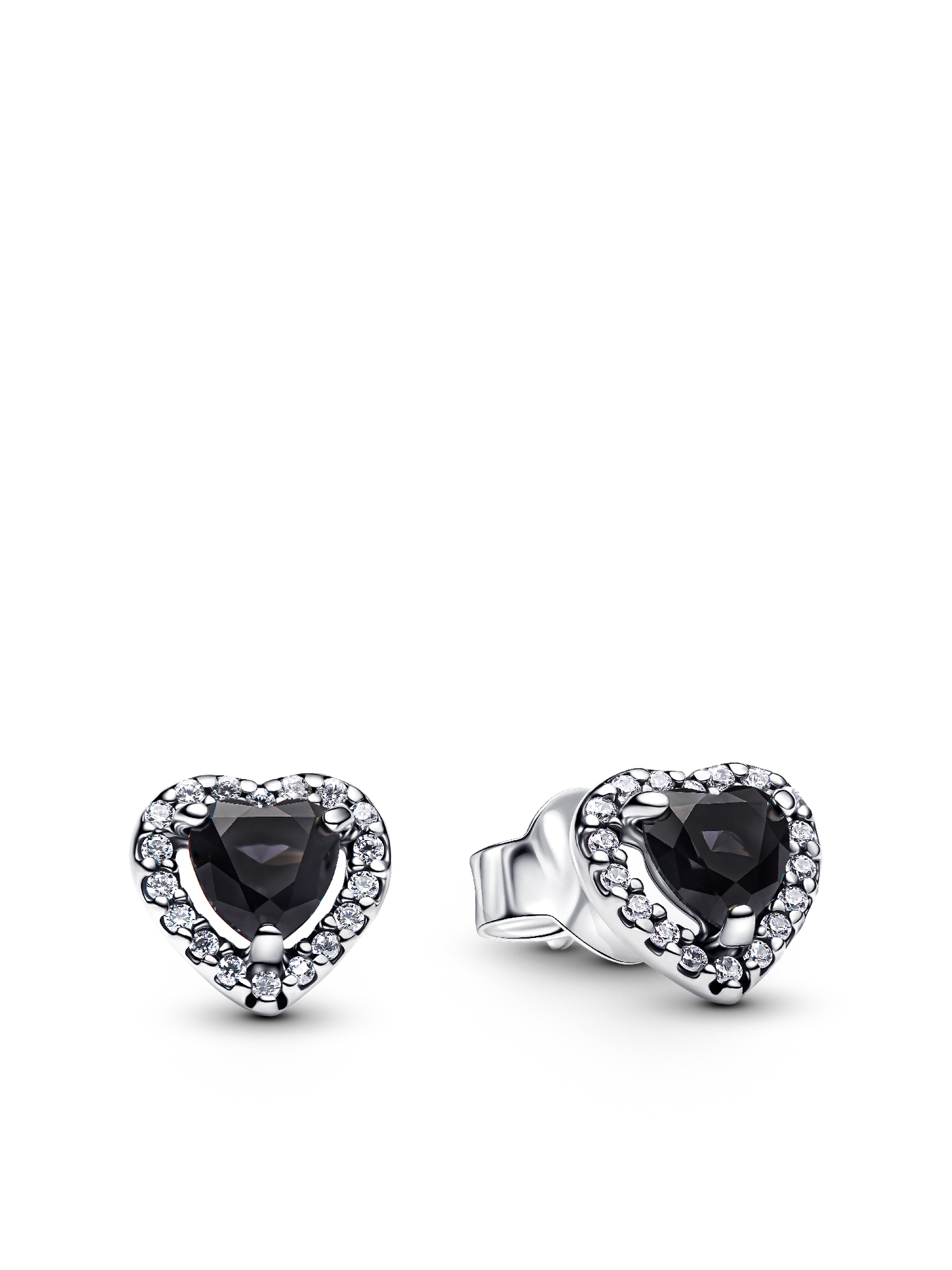 Женские серьги Pandora Elevated Heart, Sterling silver #298427C03, цвет: Серебро — фото 1