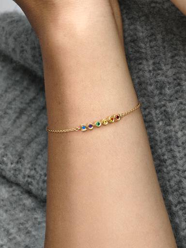 FINAL SALE - Marvel The Avengers Infinity Stones Chain Bracelet