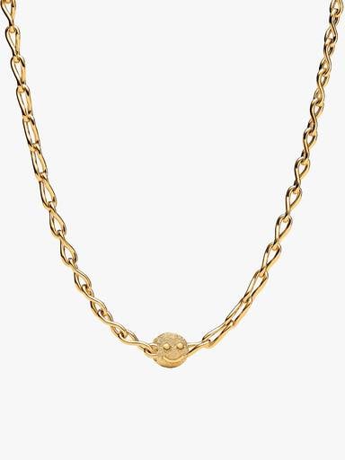 Happy Face Mini Charm Necklace Set