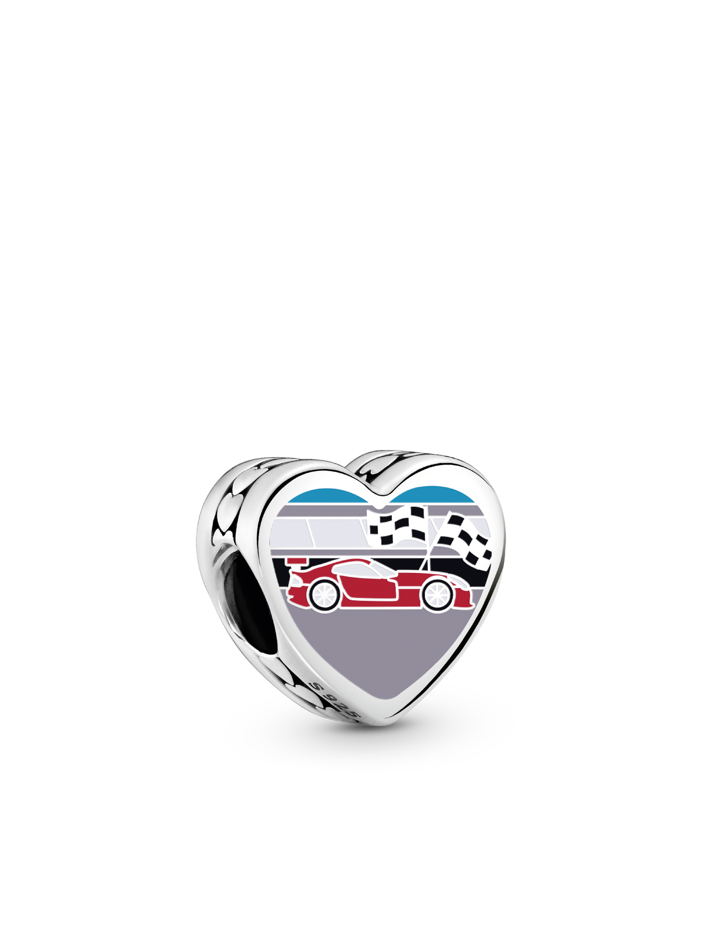 Женский шарм Pandora Indiana Heart Charm, цвет: Серебро — фото 1