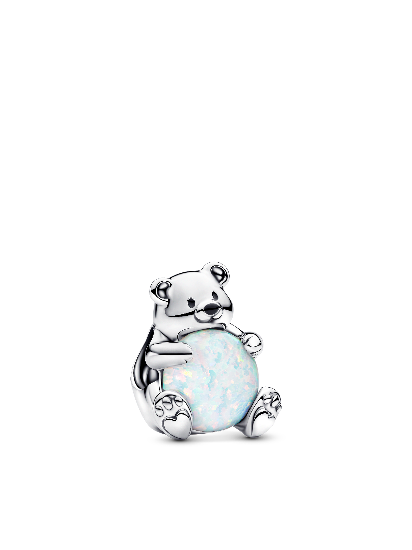 Женский шарм Pandora Polar Bear Charm, цвет: Серебро — фото 1