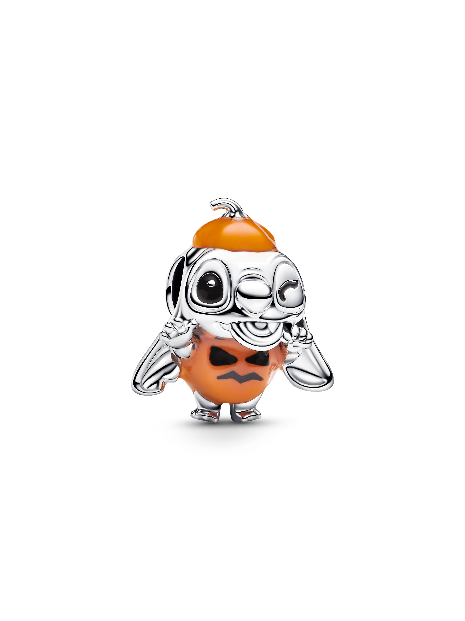 Disney Stitch Halloween Pumpkin Charm
