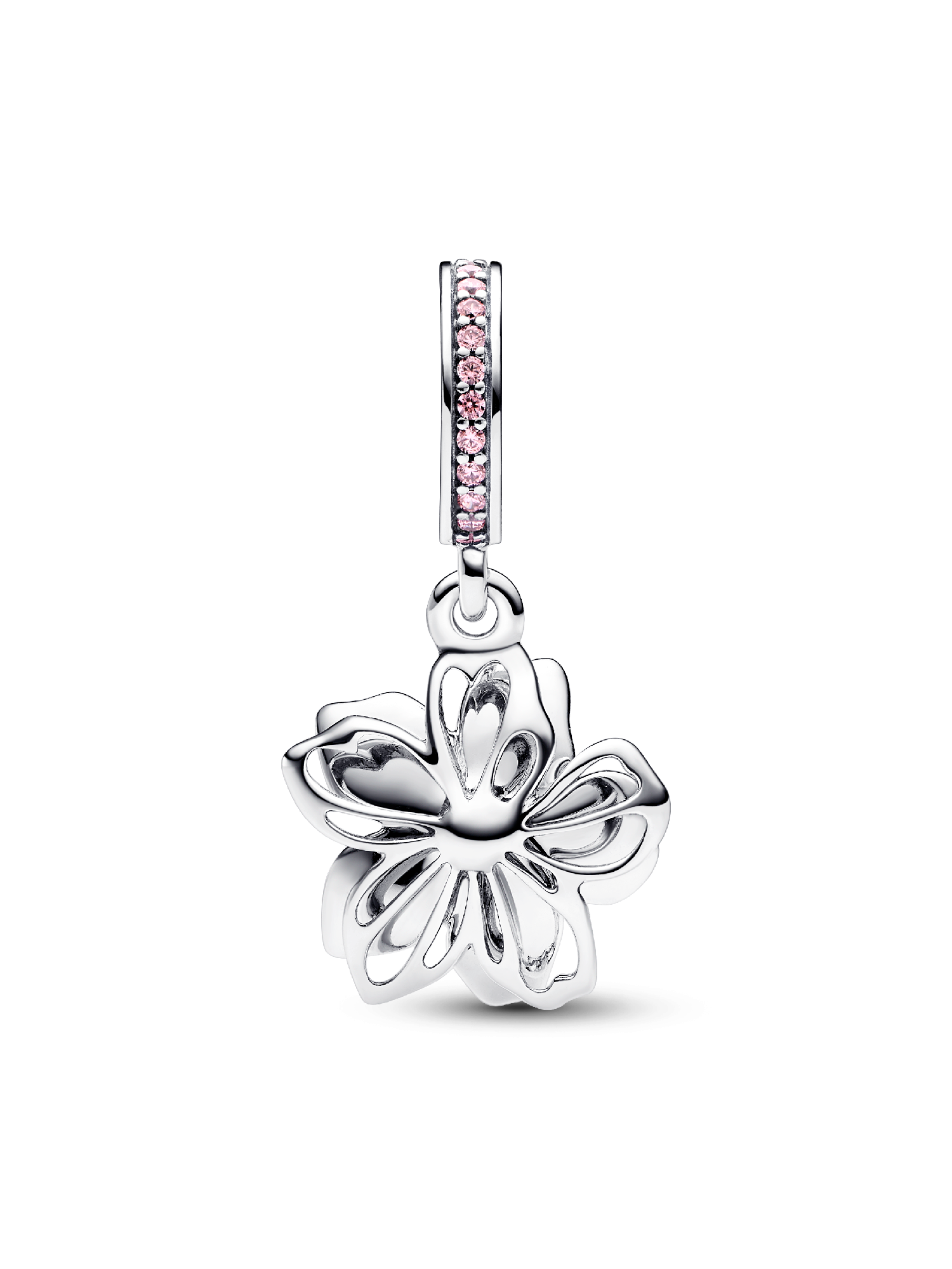 Cherry Blossom Dangle Charm | Pendant | Sterling silver | Pandora US