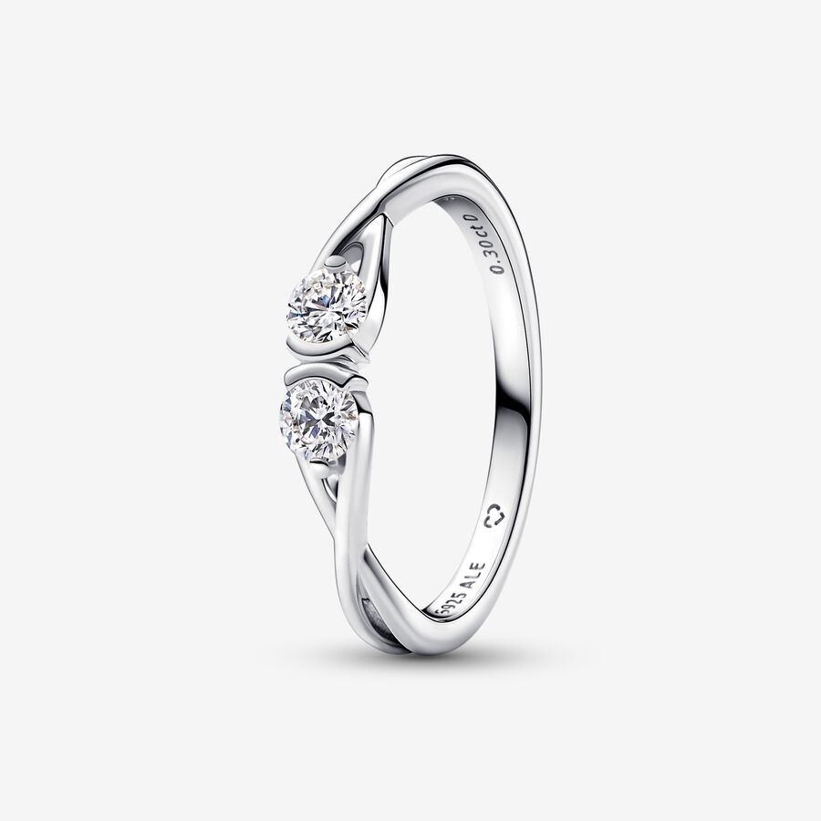 Pandora Infinite Lab-grown Diamond Ring 0.50 ct tw Sterling Silver