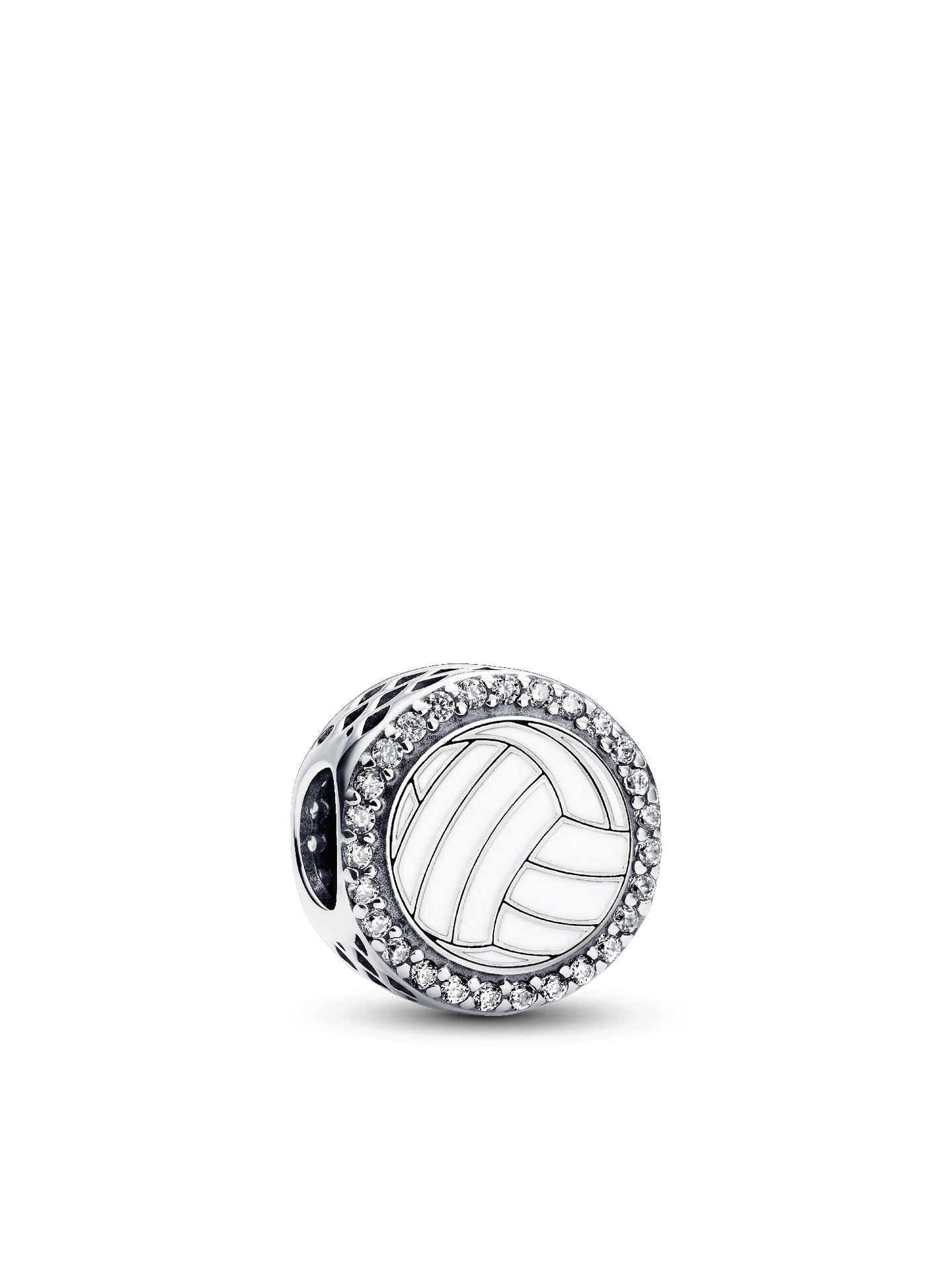Женский шарм Pandora Engravable Volleyball Charm, цвет: Серебро — фото 1