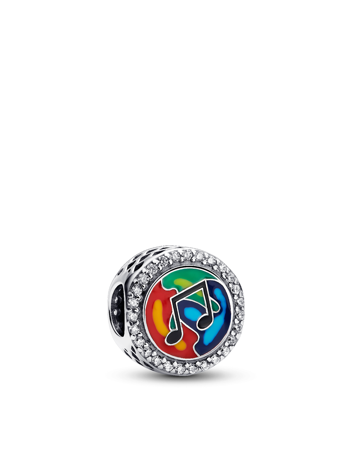 Женский шарм Pandora Engravable Musical Note Charm, цвет: Серебро — фото 1