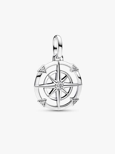 FINAL SALE - Compass Medallion Charm